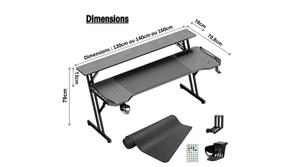 Bureau Gaming, 2 étages